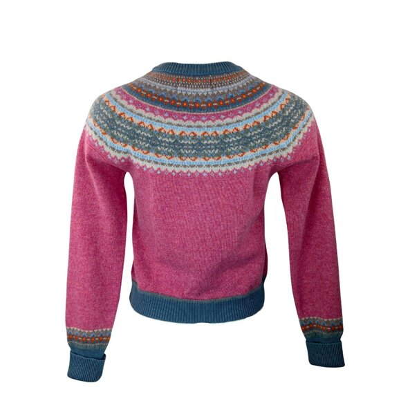 Eribe Pink Seamless Yoke Cardigan - Picture 2 of 3